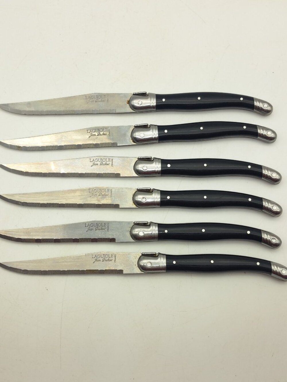 Laguiole Steak Knives Set Of Six By Jean Dubost